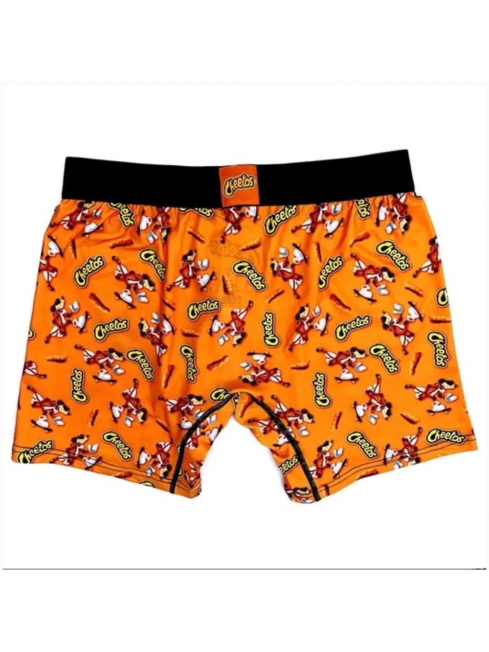 PEPSI CO SWAG CHEETOS Men’s Brief shorts M Medium NWOT Orange Black